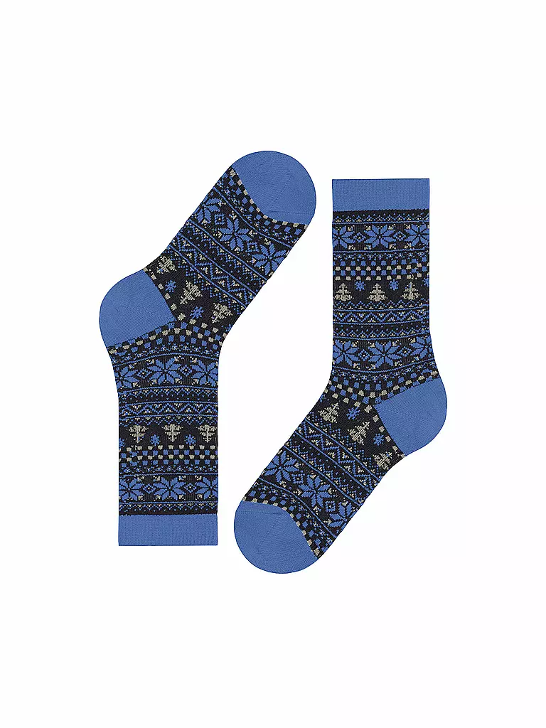FALKE Damen Socken COUNTRY CALLING blue iris blau