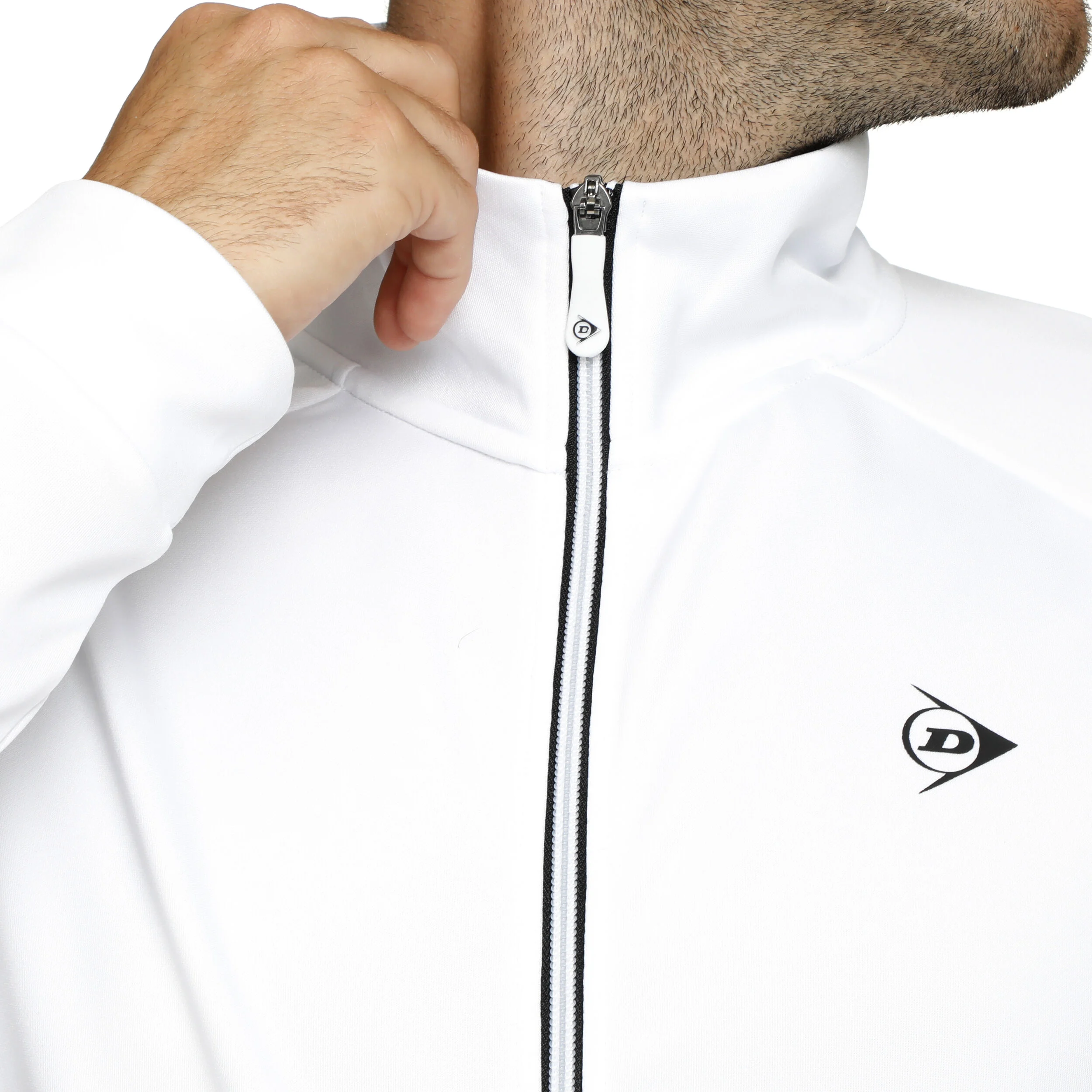 Dunlop Knitted Veste De Survêtement Hommes - Blanc , Noir