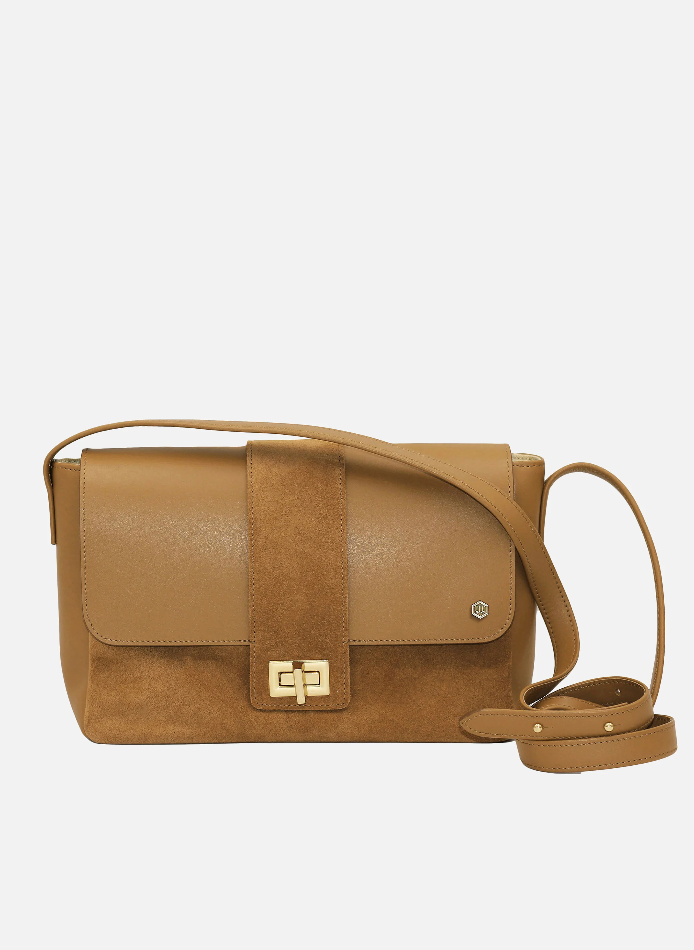 Sac bandoulière cuir | Marron