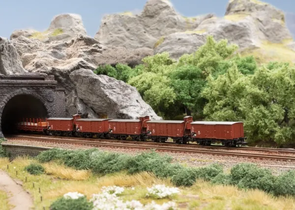 Märklin Type G10 godsvognssæt, Z (1:220), 15 År, 5 stk