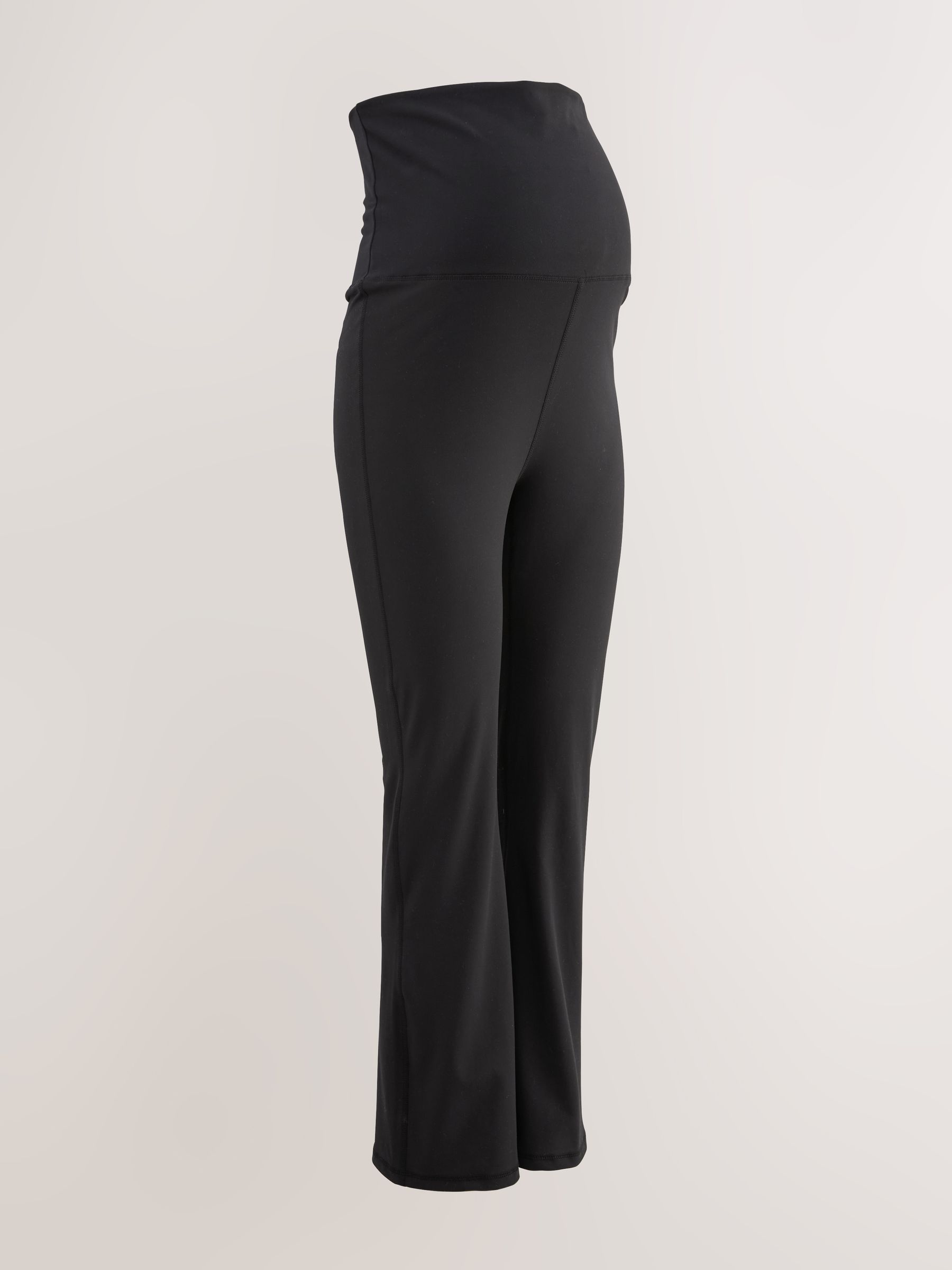 Zwart - Flare legging voor zwangerschapsyoga