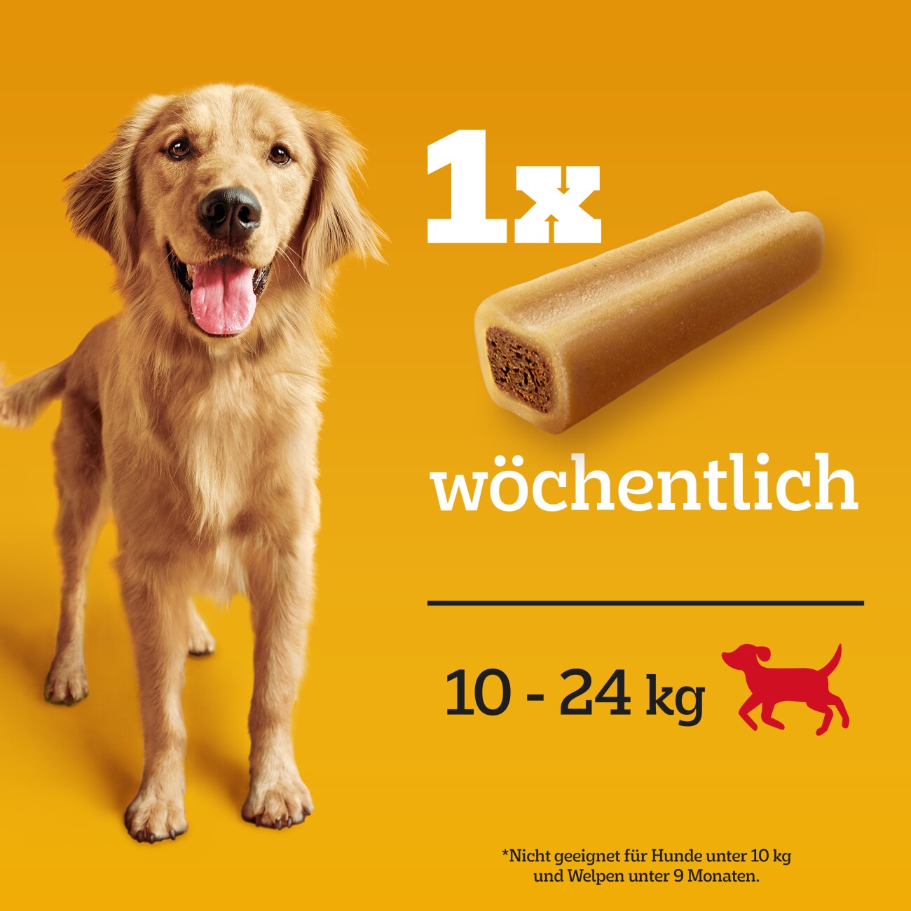 Pedigree Jumbone Riesenknochen mit Rind und Geflügel 12x 2 Stück