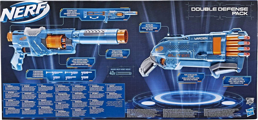 NERF ELITE 2.0 SPECTRE DOUBLE DEFENSE PACK