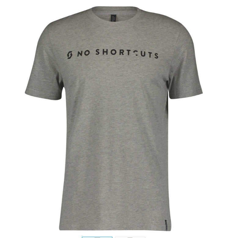 SCOTT NoShortcuts T-shirt, Grå