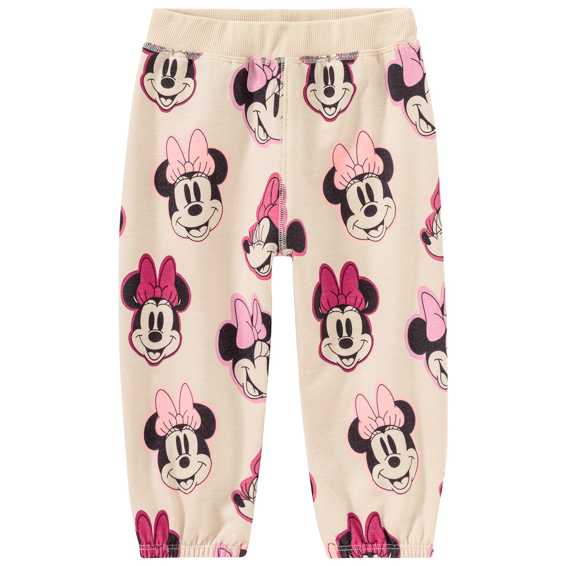 Topomini Minnie Maus Jogginghose mit Allover-Print creme