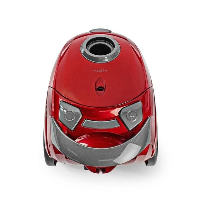 Nedis Støvsuger med pose | Med Pose | 700 W | Støvkapacitet: 1.5 l | Combi Børste | Aaktionsradius: 7 m | Hepa | Antracit / Rød