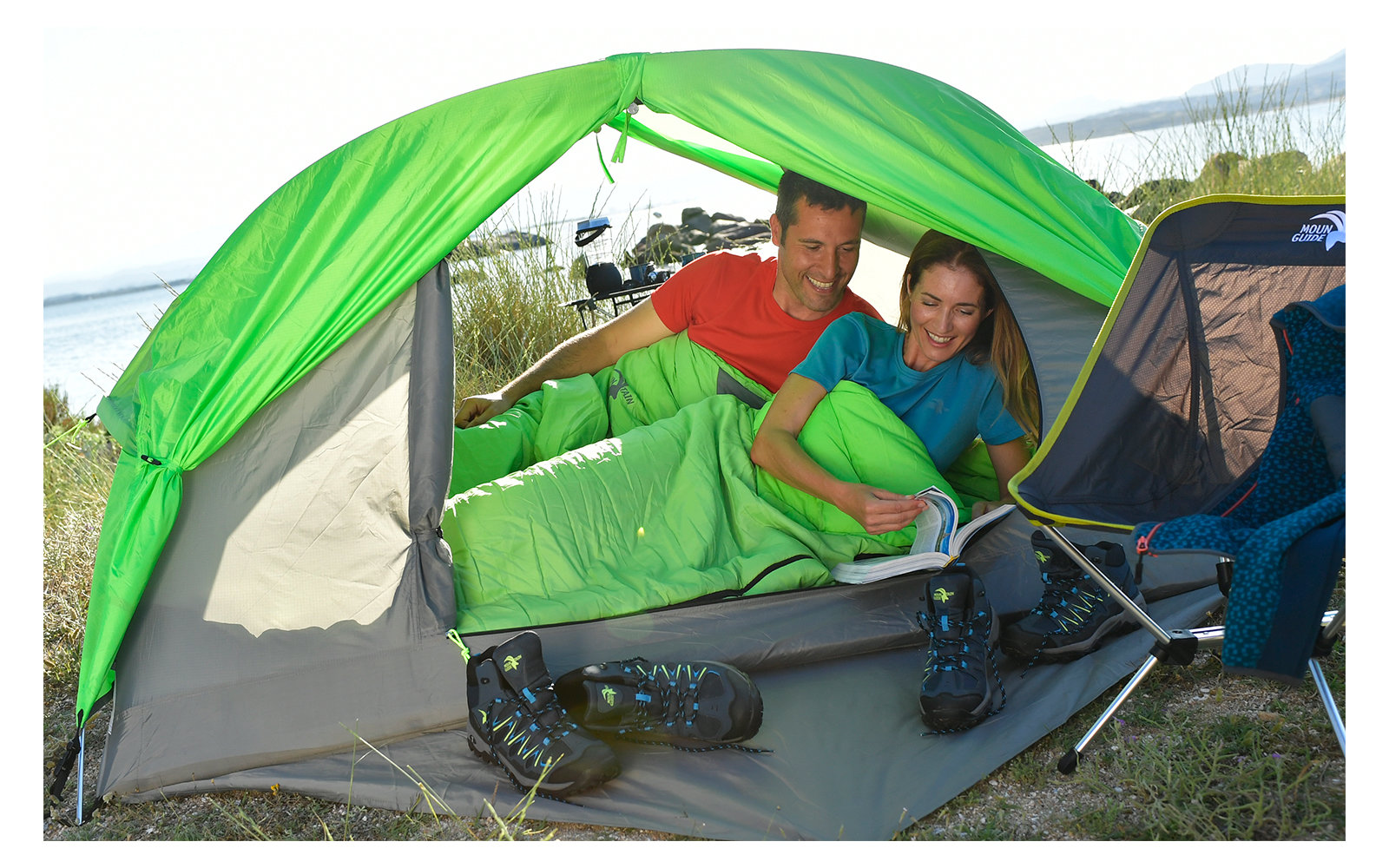 Mountain Guide Mumienschlafsack Merlo Rechts