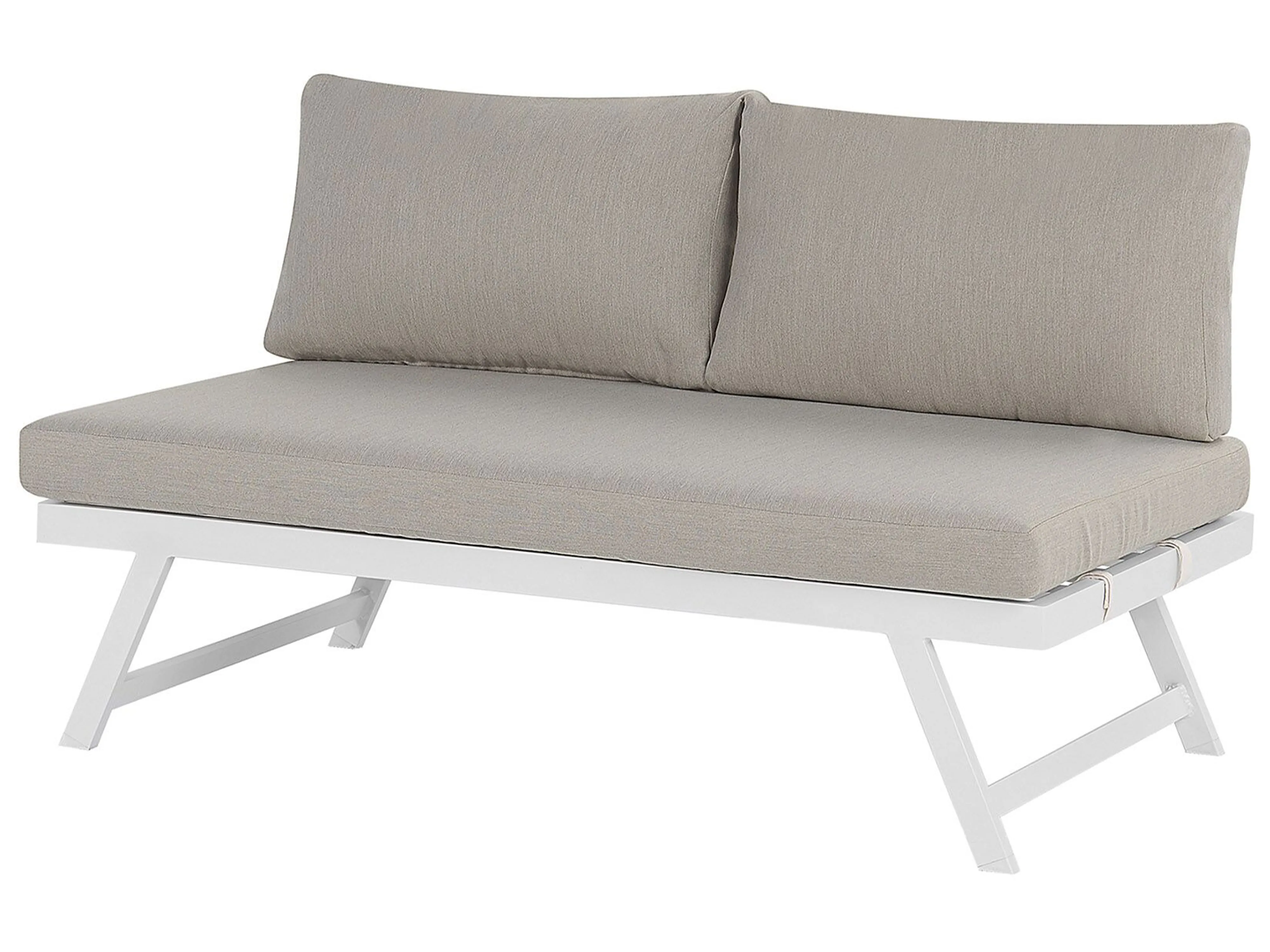 Tuin hoekloungeset met tafel 5-zits COCCORINO Metaal Taupe