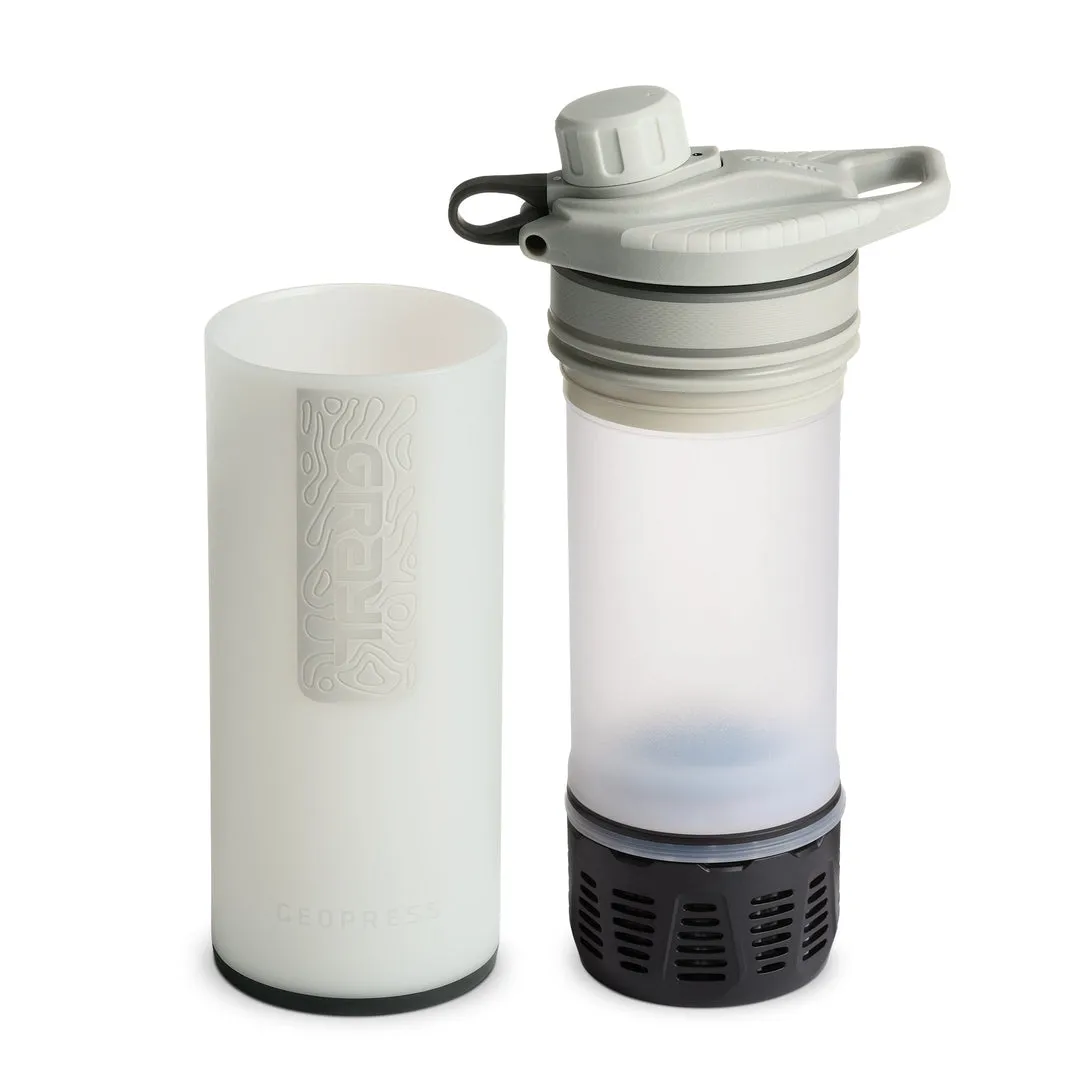 Grayl Geopress Purifier Bottle Peak White