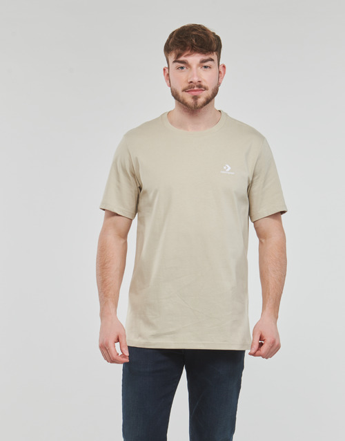 Converse - GO-TO EMBROIDERED STAR CHEVRON TEE - Beige