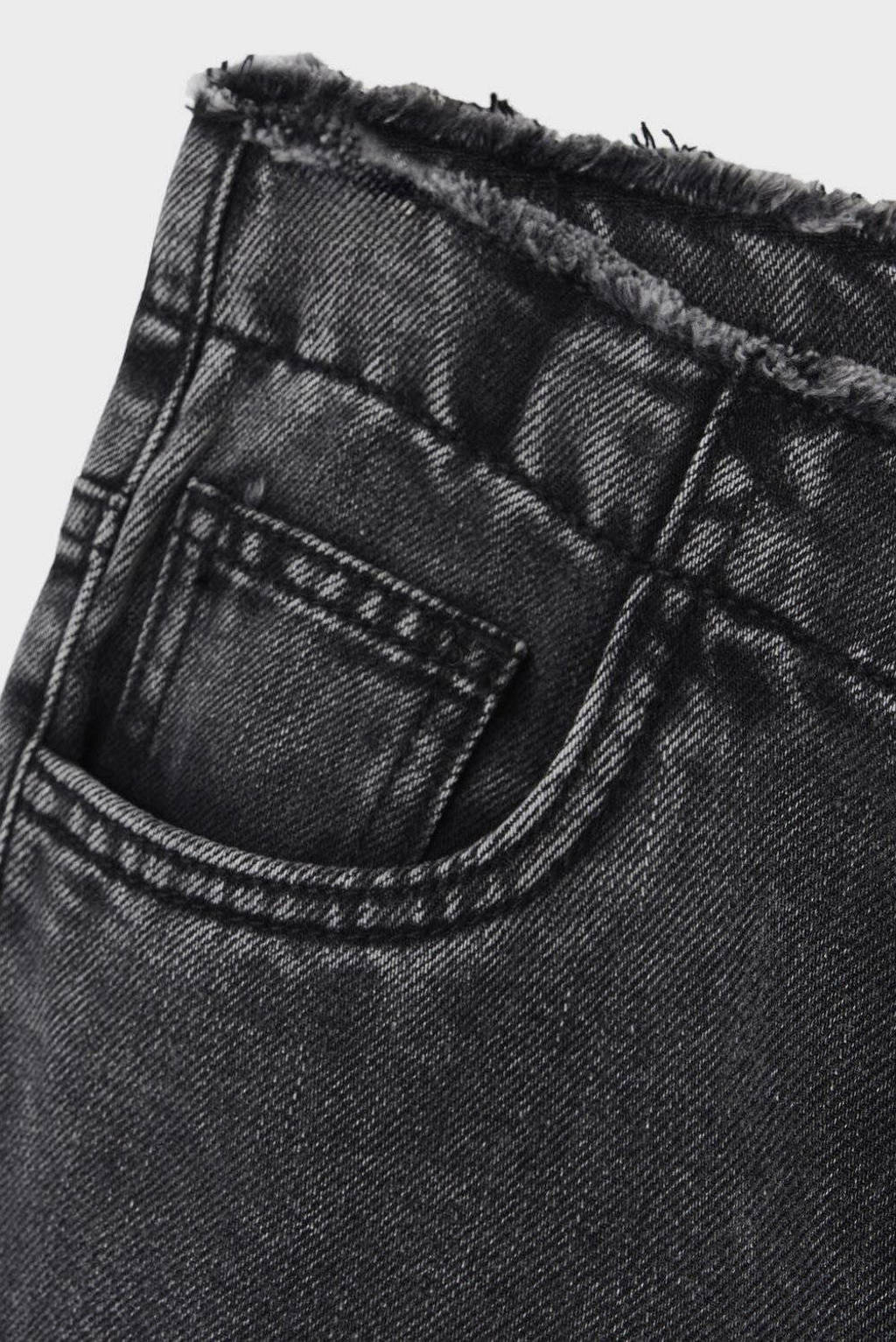 NAME IT wide leg jeans NKFROSE dark grey denim