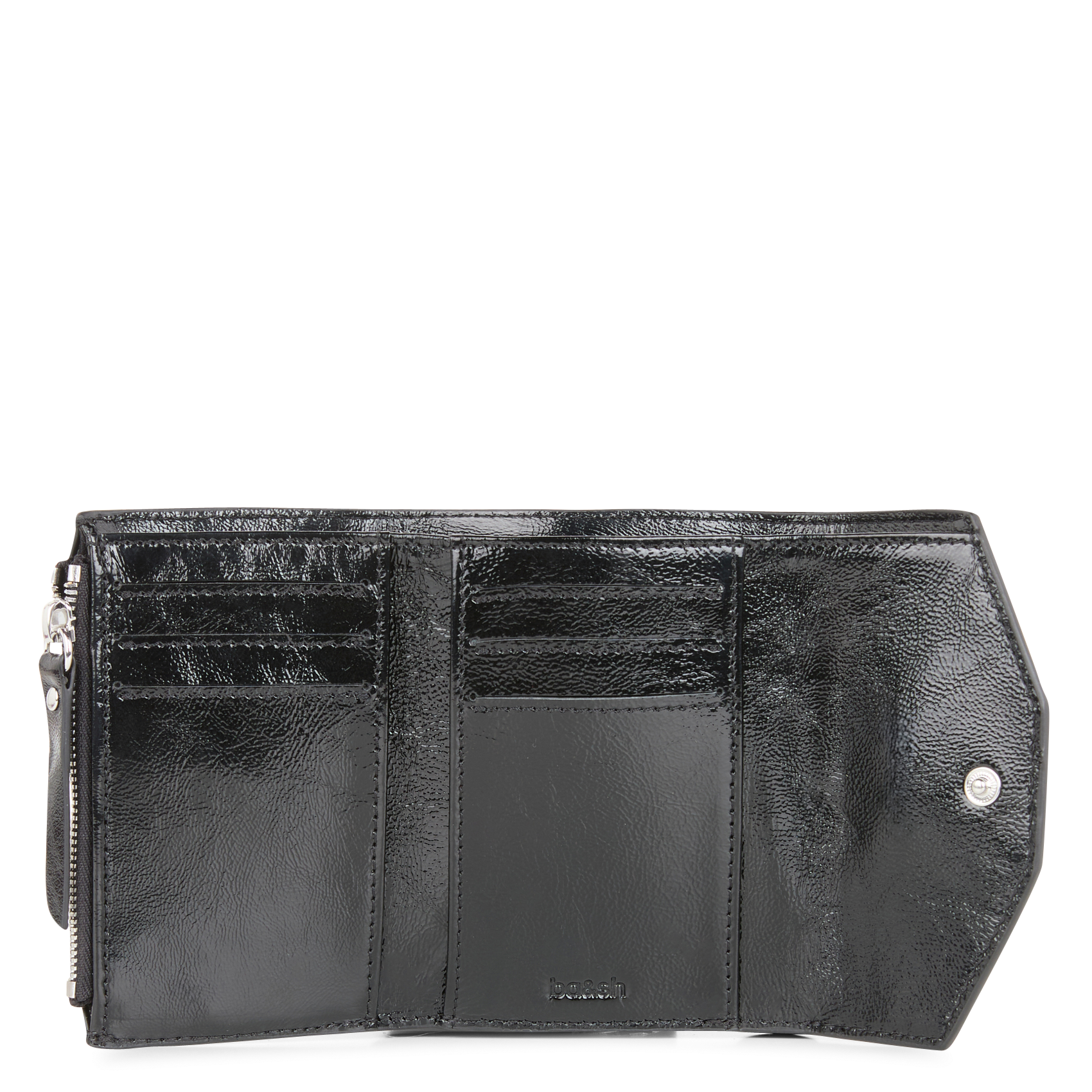 TRIFOLD - Portefeuille en cuir | Noir