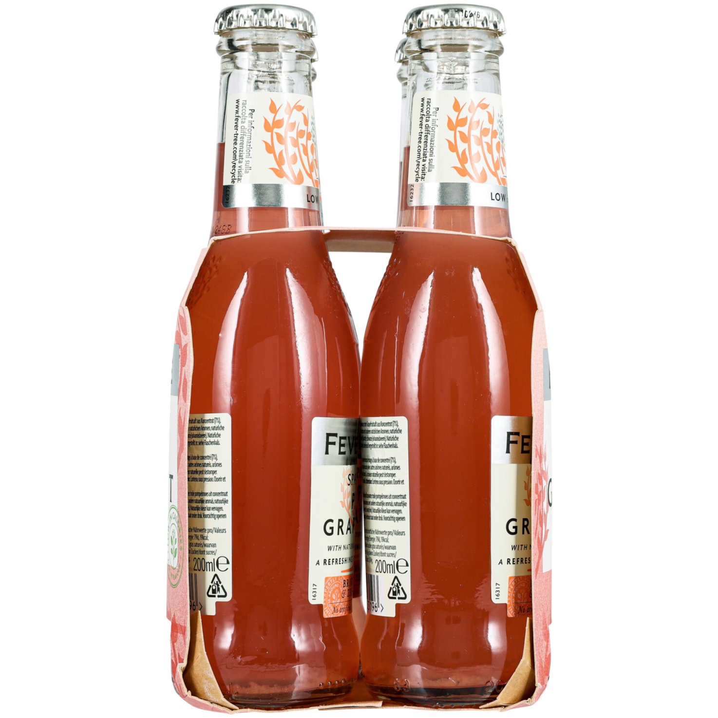 Fever Tree Pink Grapefruit 4x20cl -80cl