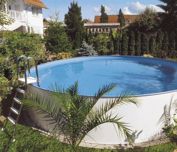 Summer Fun Stahlwandpool-Set Exklusiv, rund