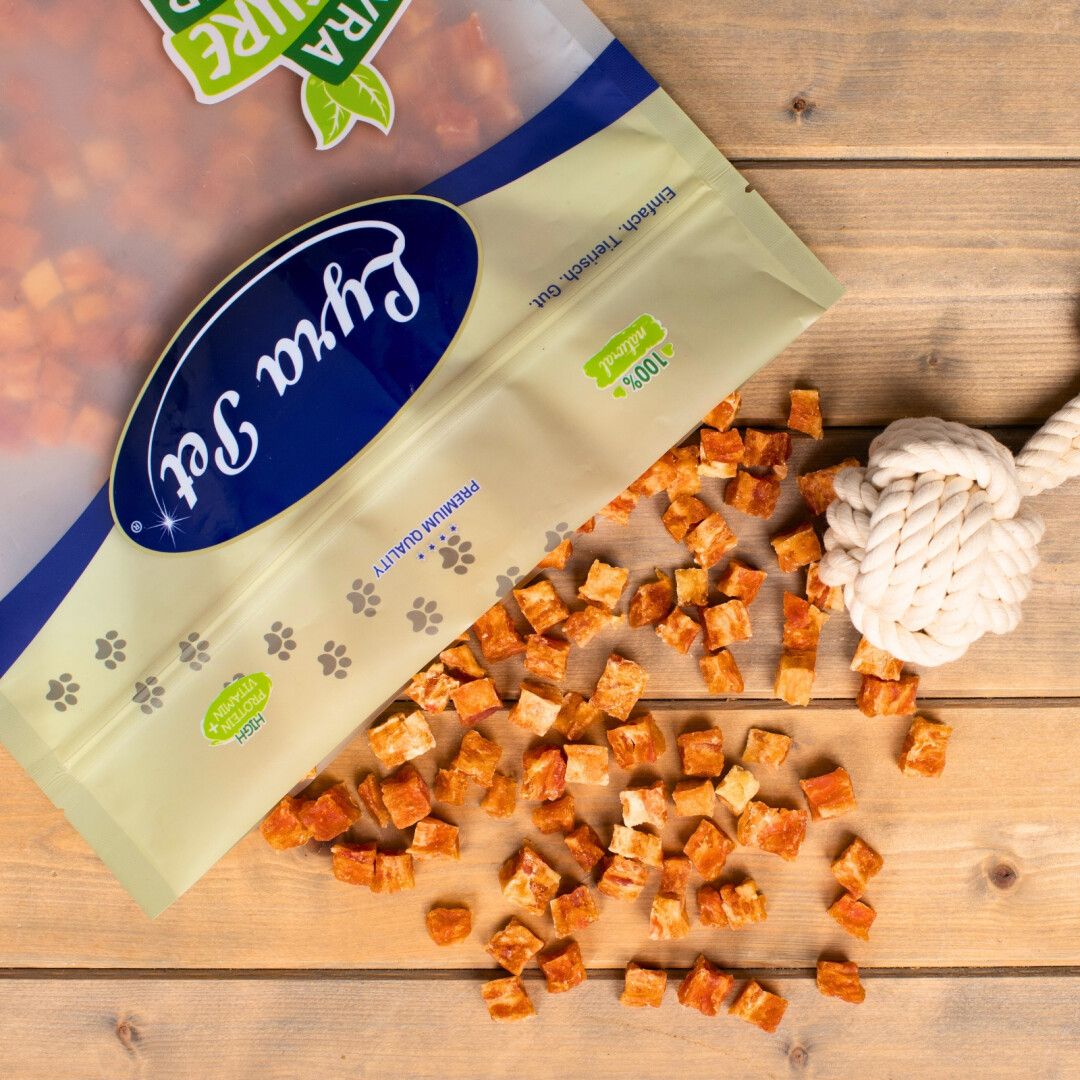 Lyra Pet® Hühnerfleischwürfel mit Fisch