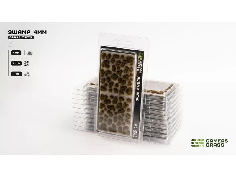 GamersGrass Tufts Small Swamp 4 mm Hochwertige Tufts für den Gelände- und Miniaturenbau