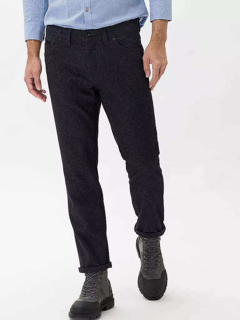 BRAX Hose Straight Fit CADIZ dunkelblau