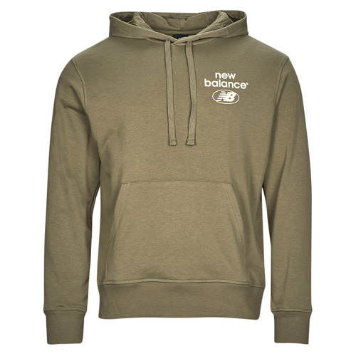 New Balance - ESSENTIALS FRENCH TERRY HOODIE - Kaki