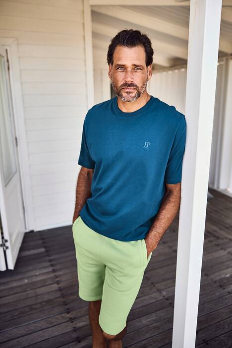 Bermuda, Basic, kurze Jogginghose, bis 8XL, maigrün | Ulla Popken