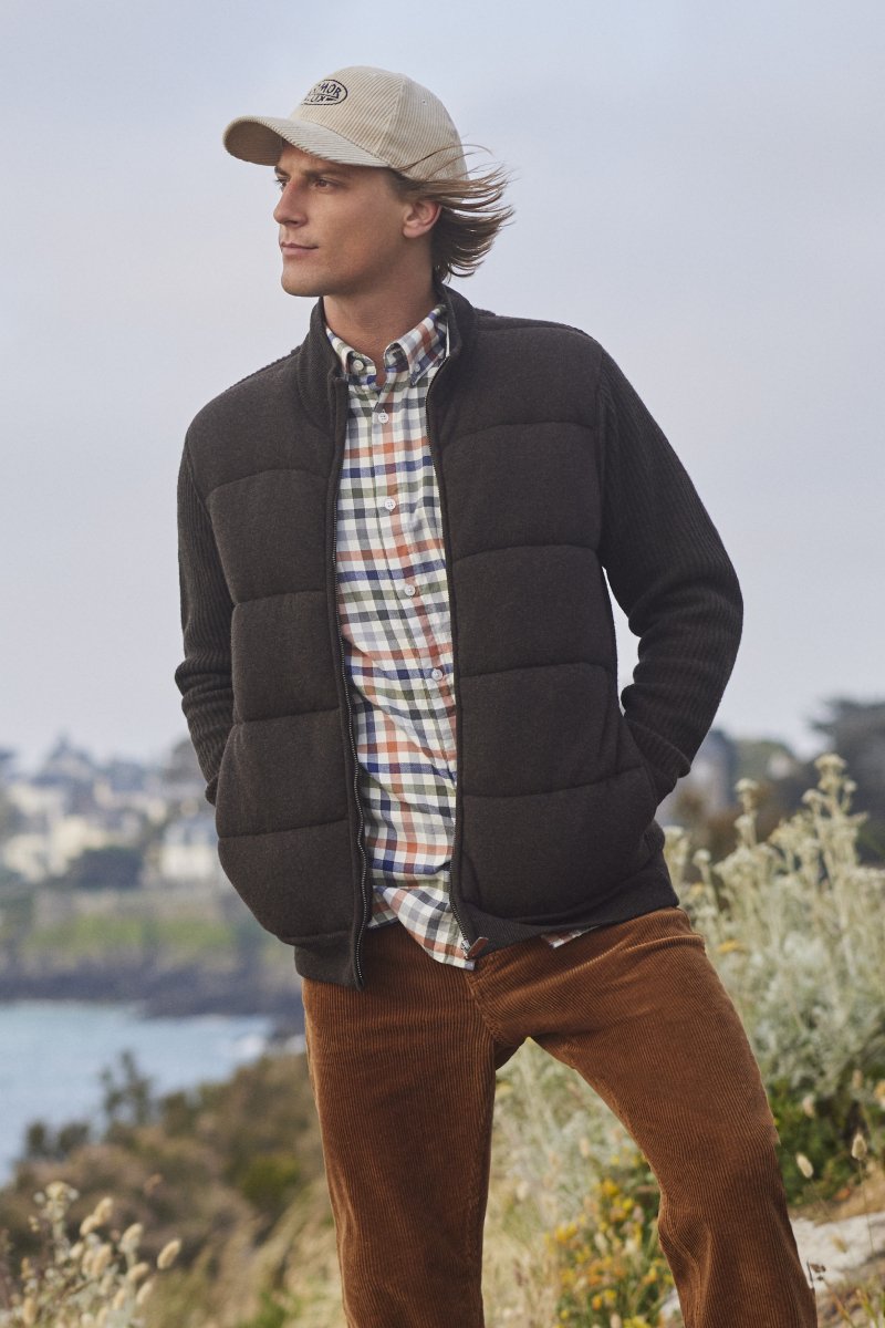 Veste matelassée maille