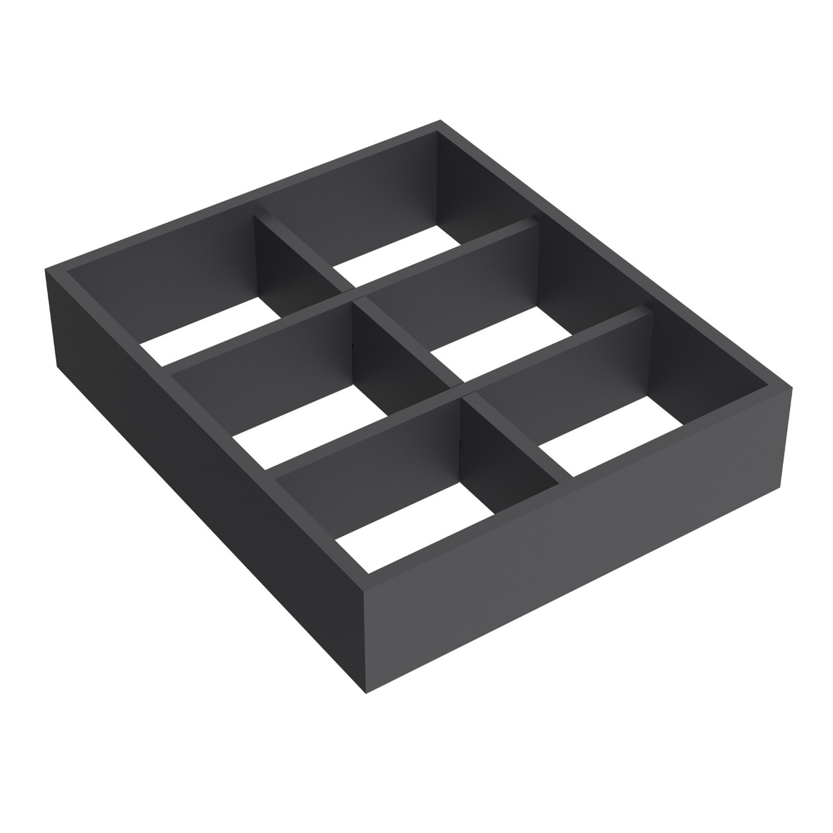 Muebles Sala ladeverdeler 27x32cm antraciet