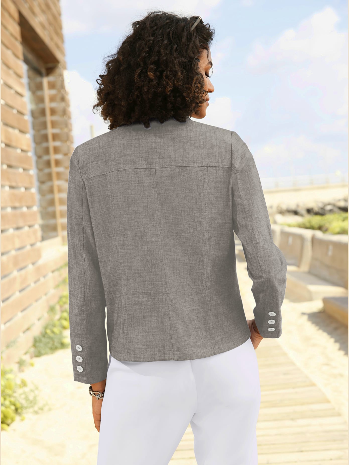 Blazer femme avec col à revers