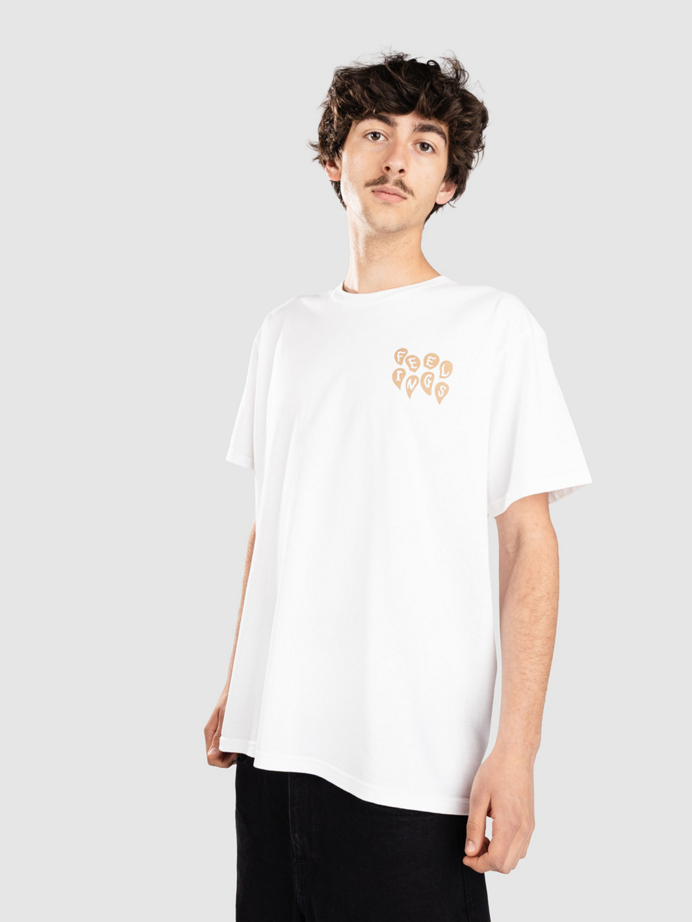 And Feelings Tears T-Shirt white