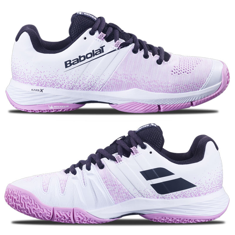 Babolat Sensa rose et blanc - Chaussures de padel femme