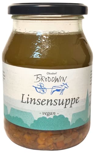 Ökodorf Brodowin BIO Linsensuppe VEGAN
