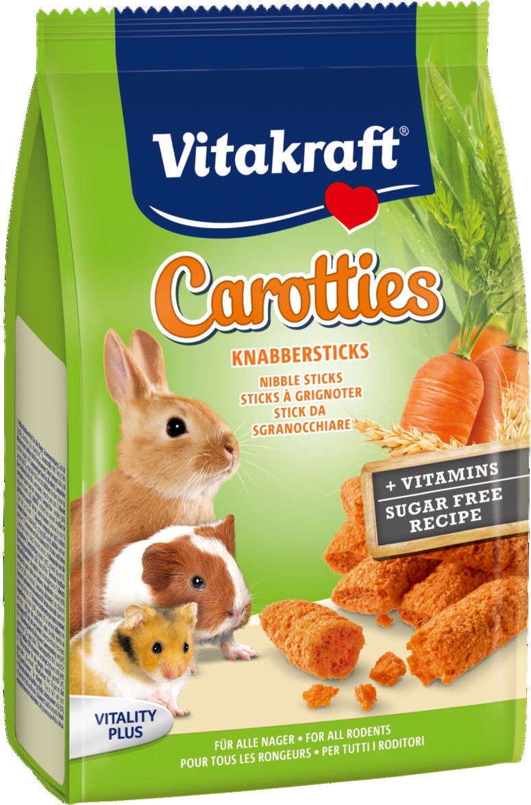 Vitakraft knaagdier- en konijnensnack Carotties 50 g