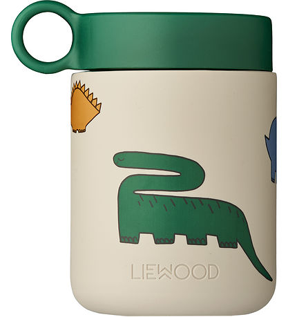 Liewood Termobeholder - Kian - 350 ml - Dinosaurs/Mist