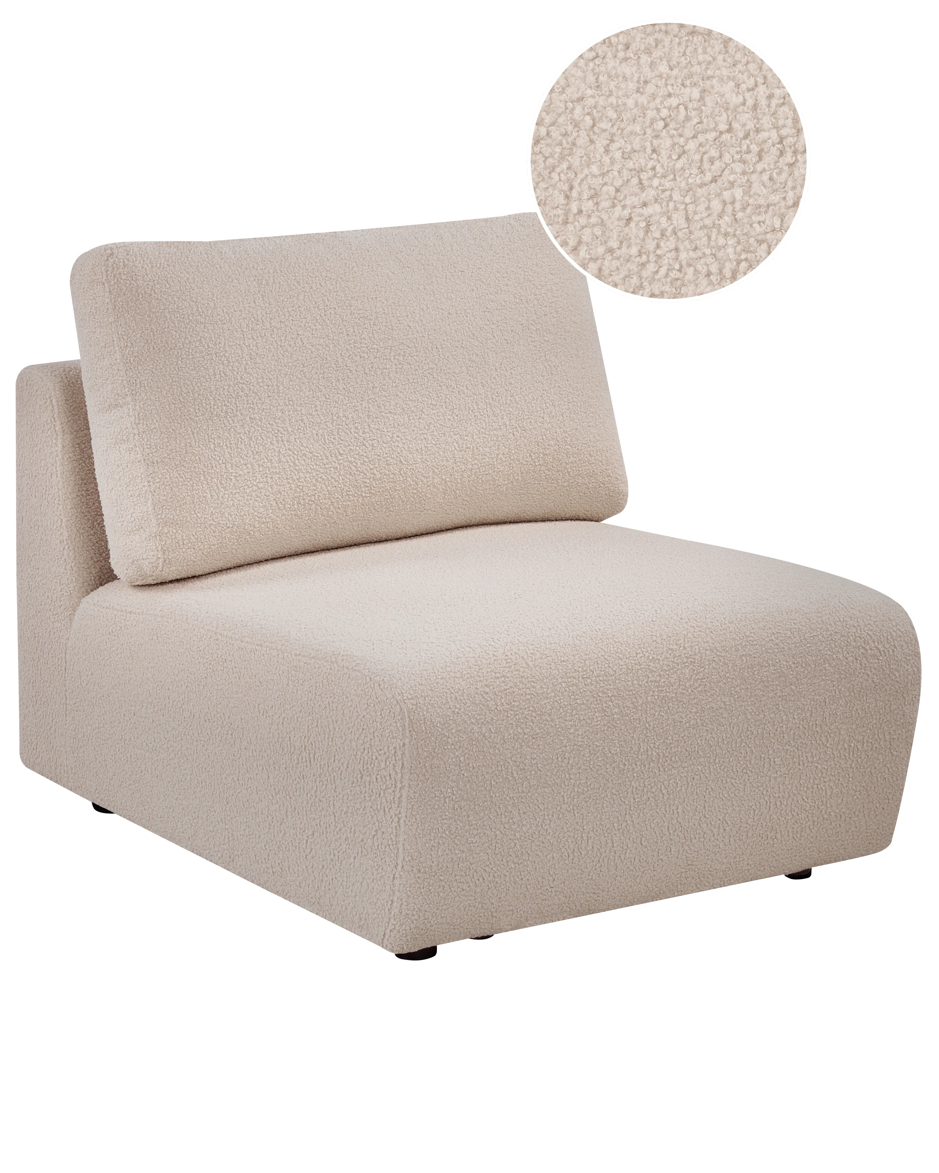 Zitmodule KIVVIK Bouclé Beige