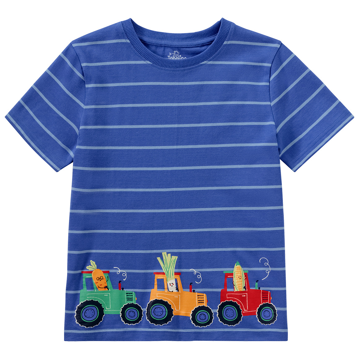 Topolino Jungen T-Shirt mit Traktor-Print blau