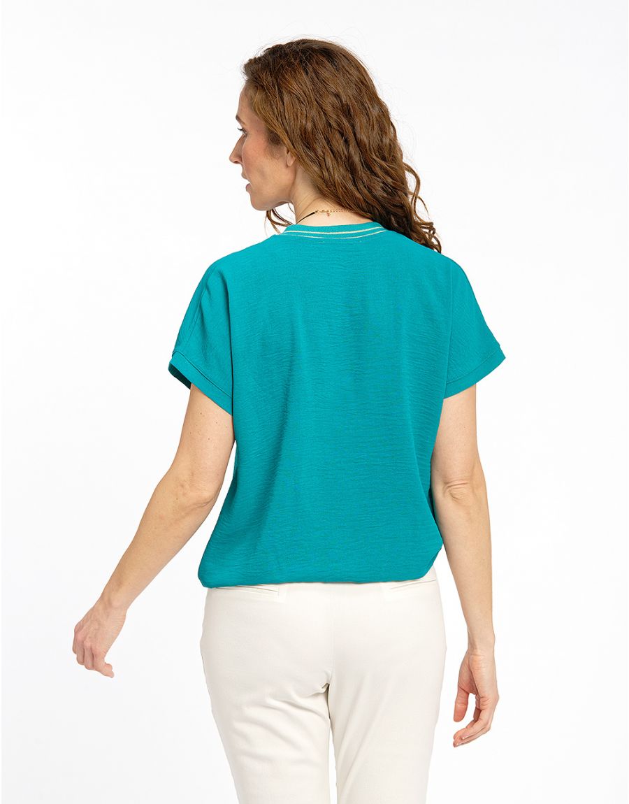Chemisier chic vert