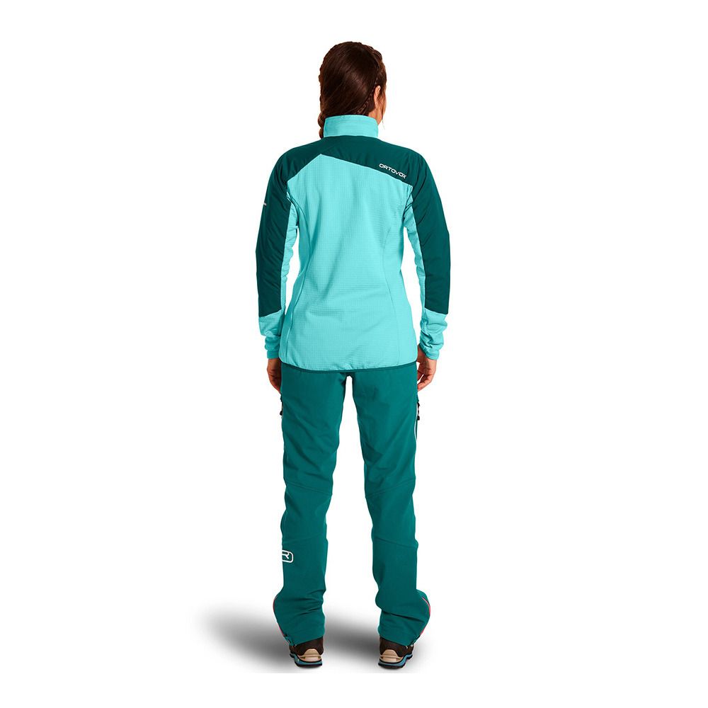Ortovox WESTALPEN SWISSWOOL HYBRID - Veste Femme pacific green