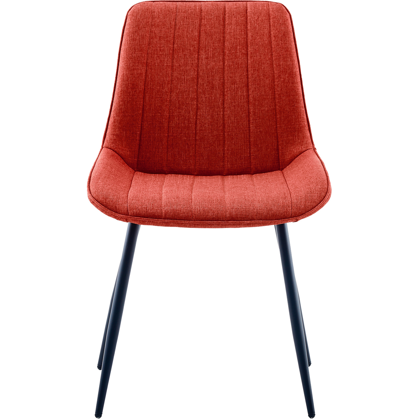 Polsterstuhl Marla Stoff rot