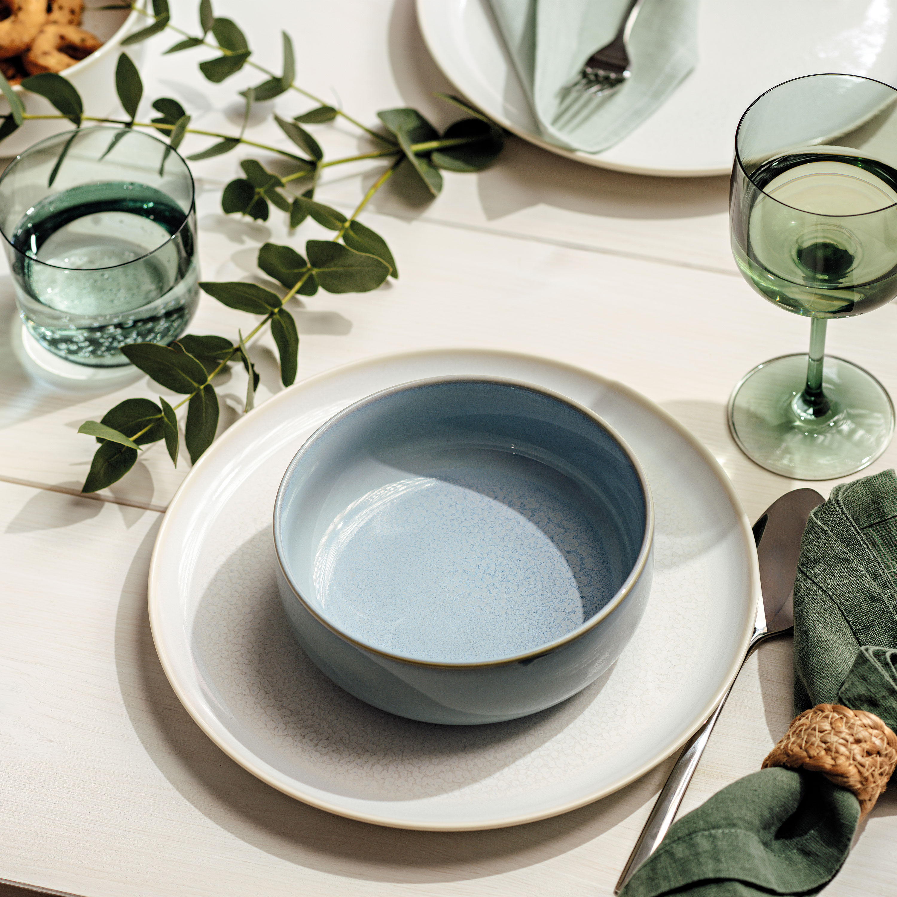 Crafted Dinner plate White, 10.2'', Premium Porcelain