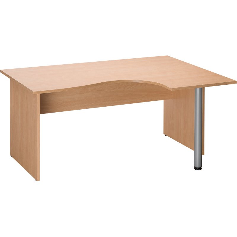 Bureau compact L.160 cm hêtre Altys piètement Bois