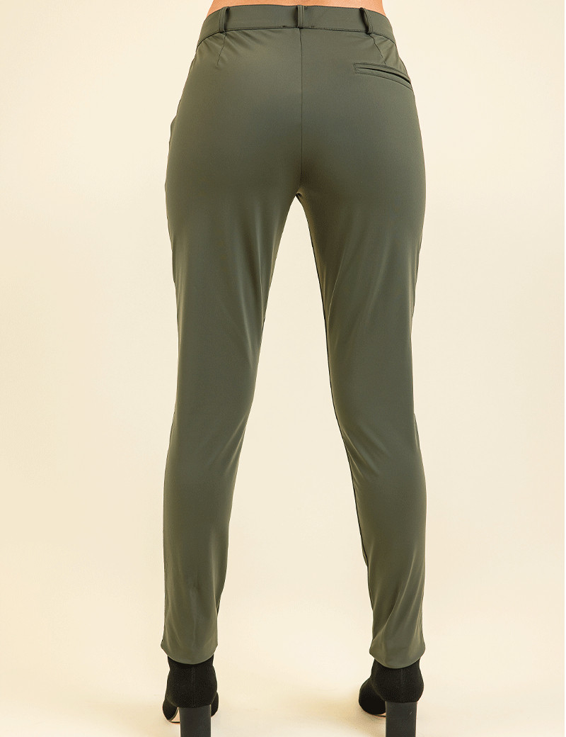 HBT BASICS ESSENTIELS | CHRISTINA UNI PANTALON FEMME KAKI/MORDORÉ