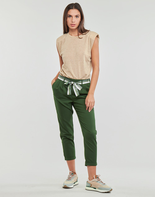 Only - ONLRITA LOOSE NEW BELT PANT TLR - Kaki