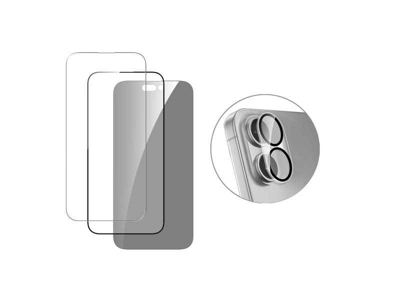 4smarts 7in1 Value Set iPhone 16 Premium Set für Apple iPhone 16