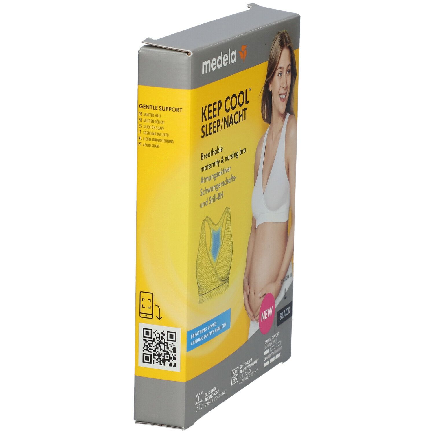 medela Keep Cool Schlaf Bustier Gr. L schwarz