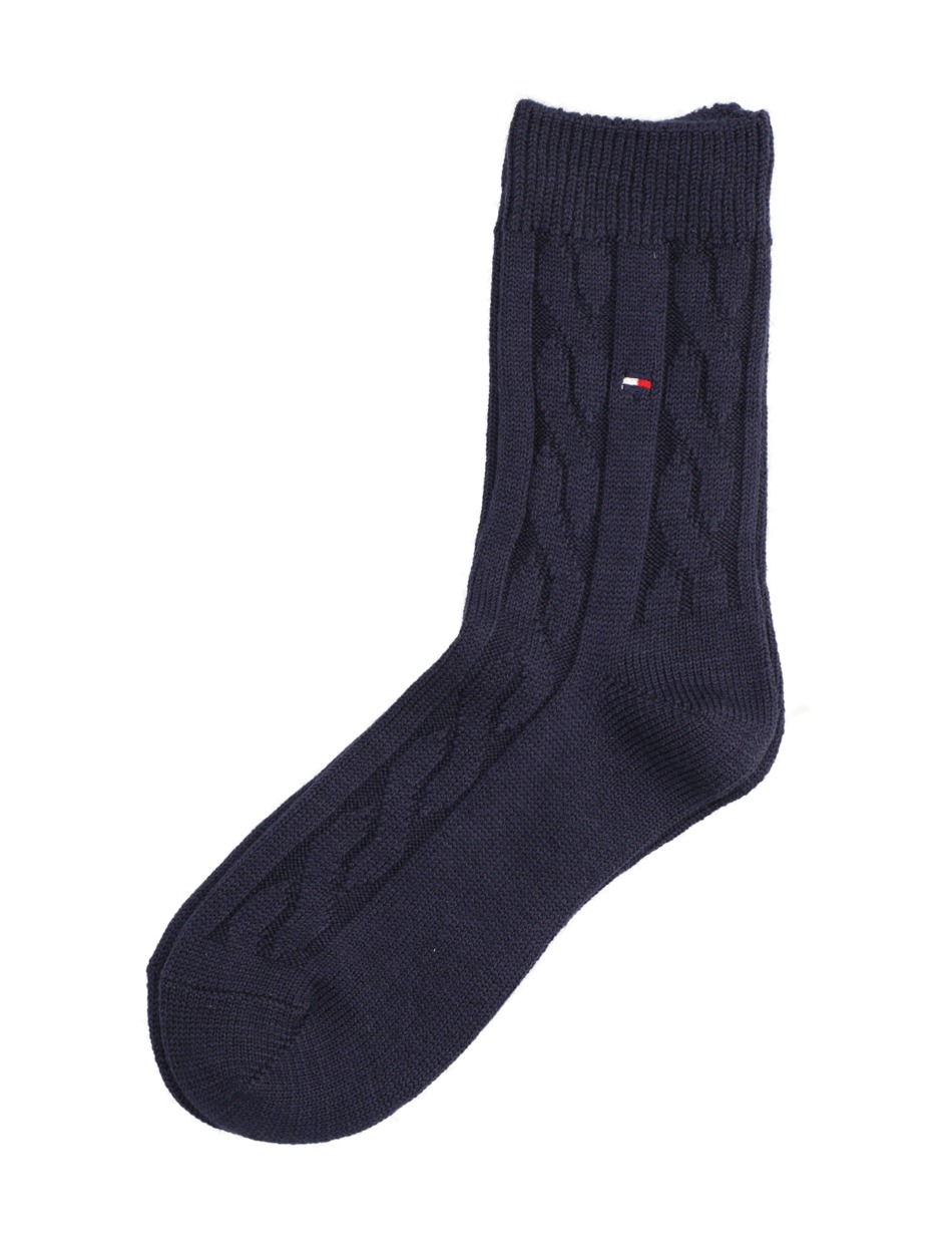 SOCK CABLE WOOL BOOTSOCK 1P