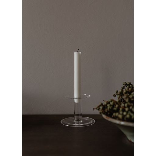 Audo Abacus Lysestage, Klar, 8,5 cm