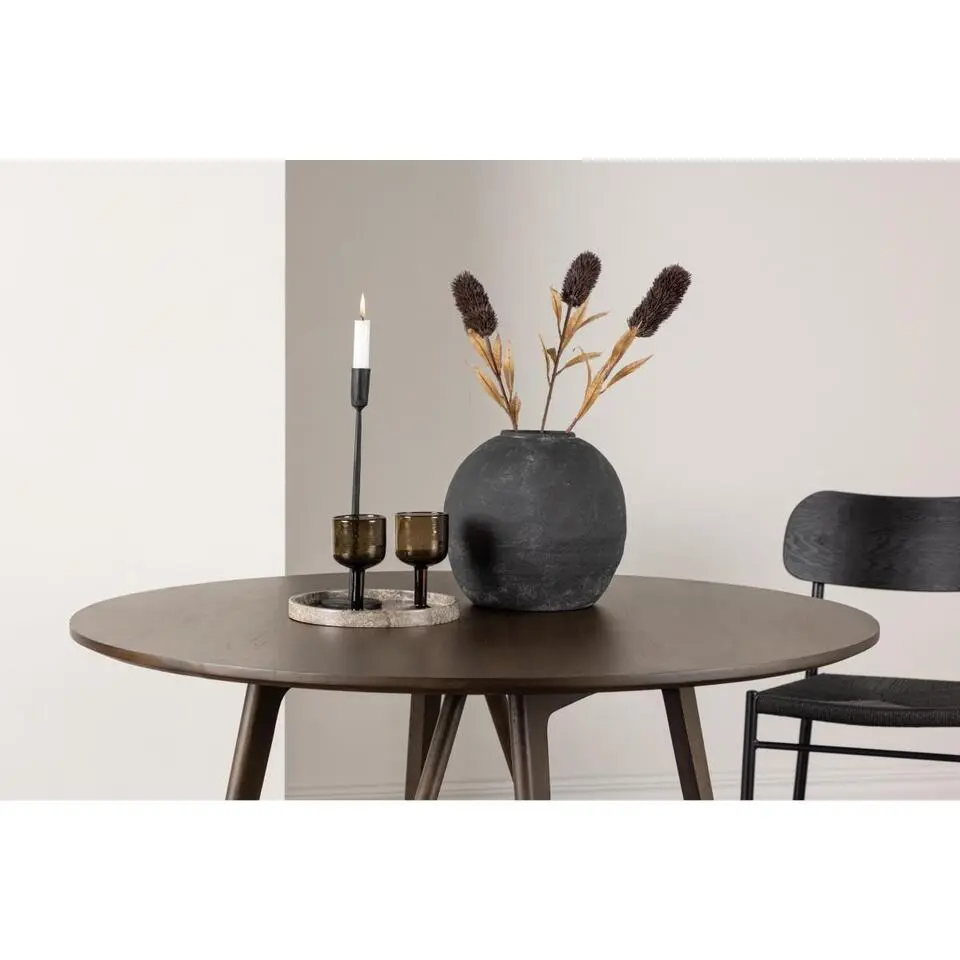 Svea - Isabella ronde eettafel - ø100 cm - donkerbruin