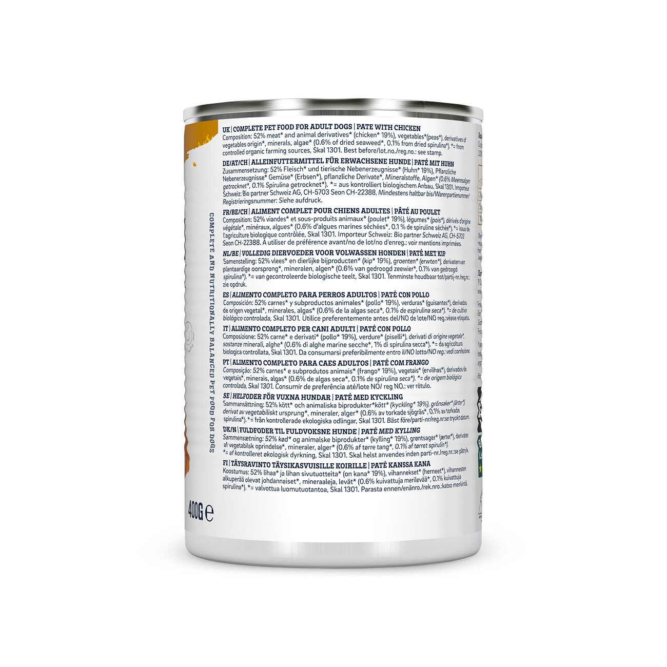 Yarrah Bio Adult Pastete mit Huhn 12x400 g