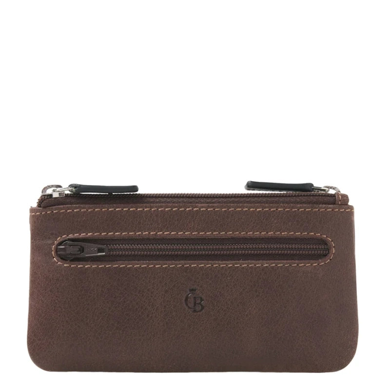Castelijn & Beerens Canyon Sleuteletui 2 Ritsen RFID Protected Mocca