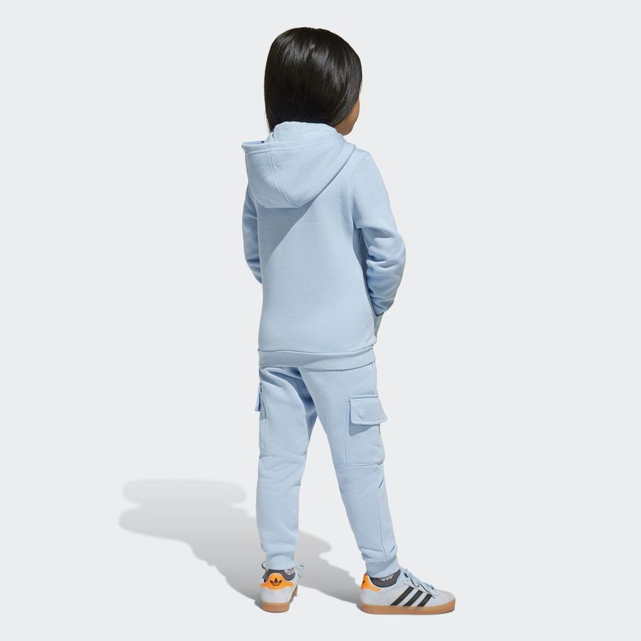 Adidas Original Ensemble à capuche 1/2 zip cargo enfants