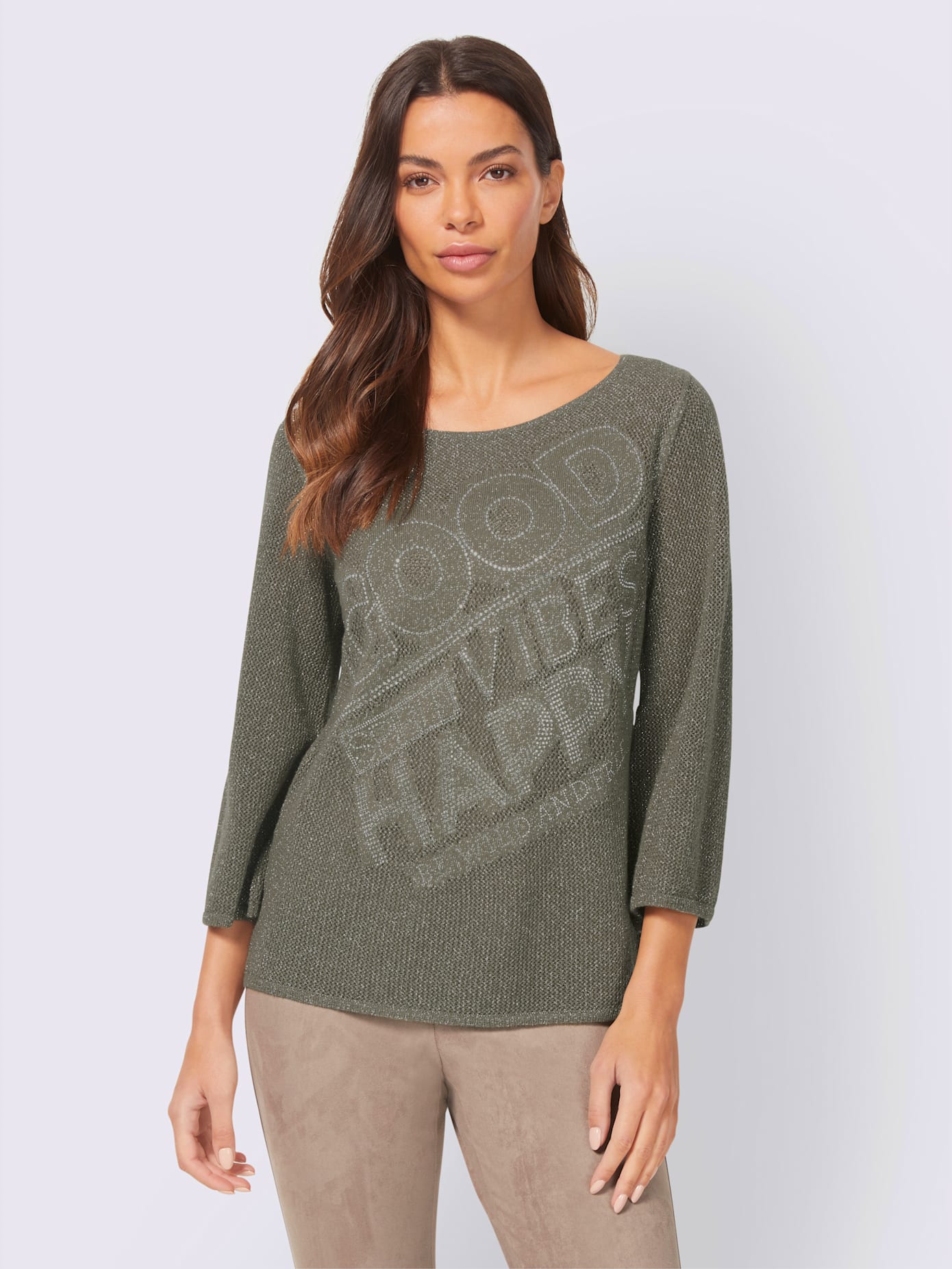 Pull jolies pierres brillantes fantaisie