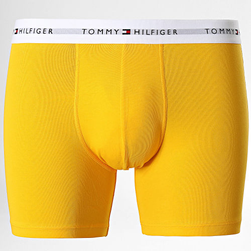 Lot De 3 Boxers 2941 Vert Kaki Jaune Bleu Clair